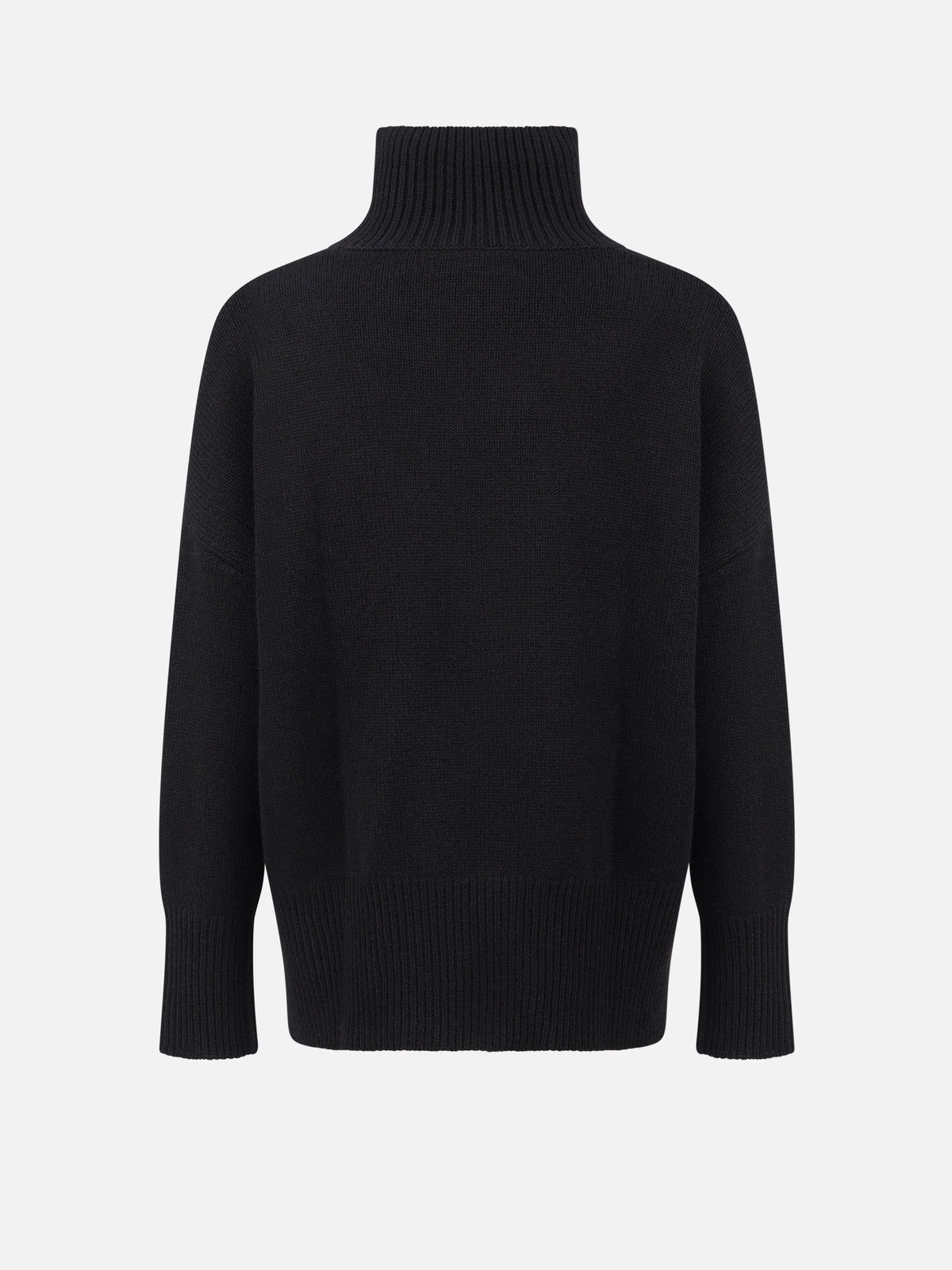 Lisa Yang – Kaschmir-Pullover Heidi mit Stehkragen für Damen Schwarz - Black
