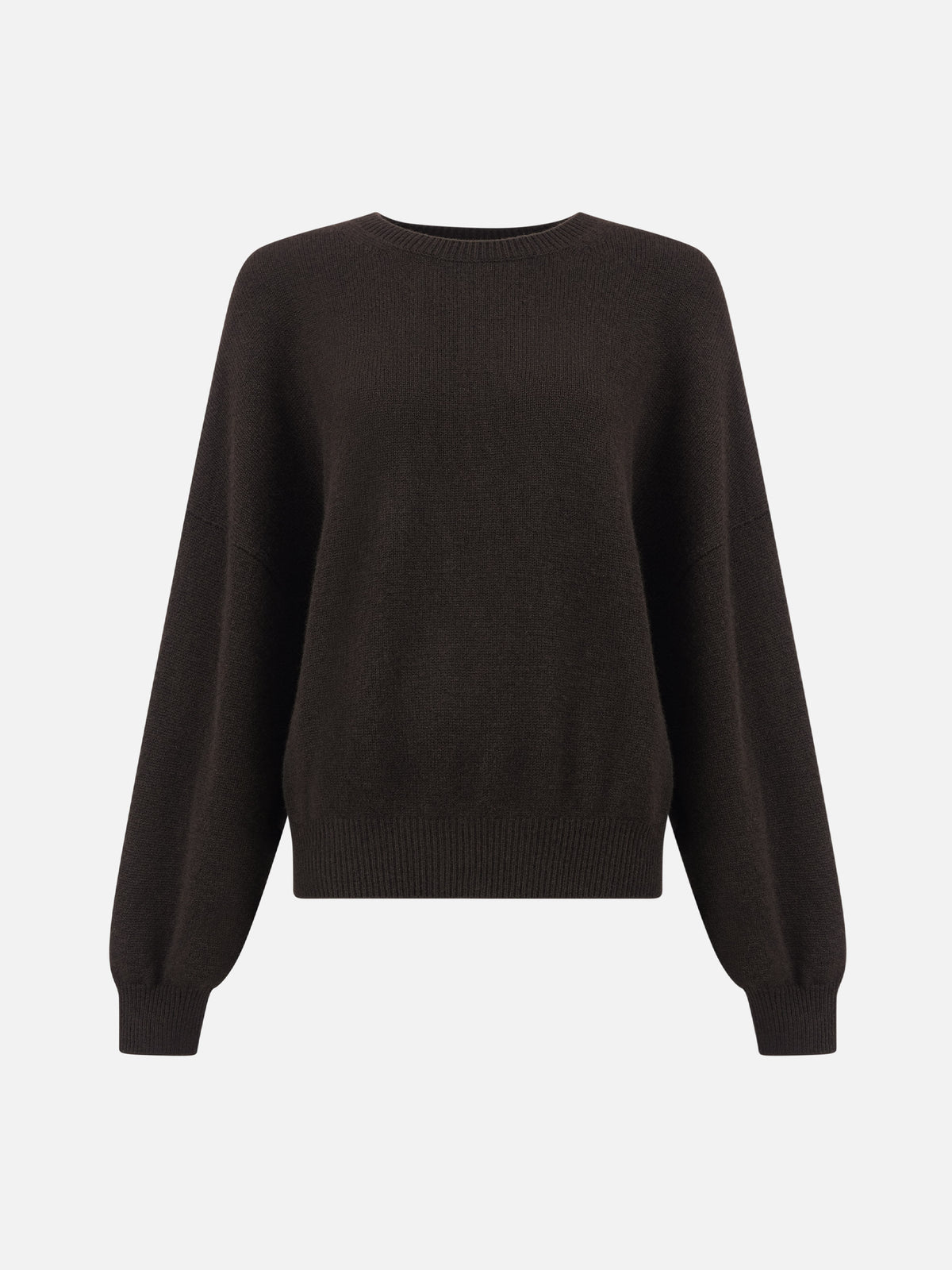 Lisa Yang – Pullover Veira aus Kaschmir für Damen Dunkelbraun - Dark Brown