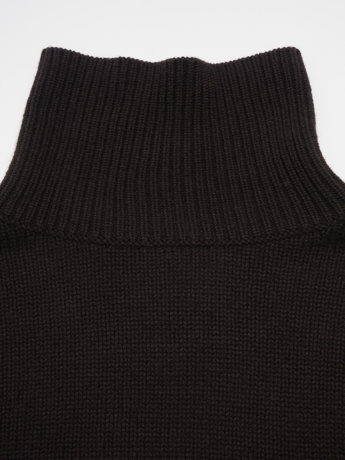 Lisa Yang – Kaschmir-Pullover Zerlina mit Stehkragen für Damen Dunkelbraun - Dark Brown