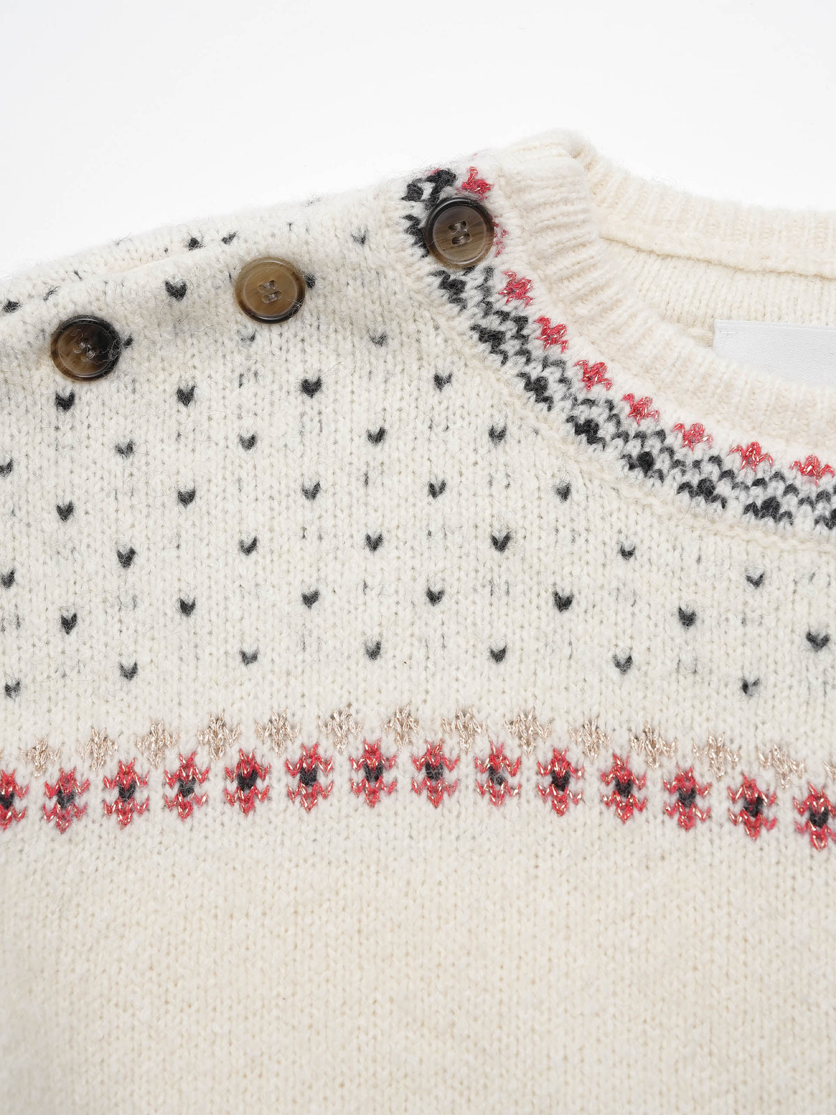 Marant etoile Jacquard-Pullover Zury für Damen Ecru