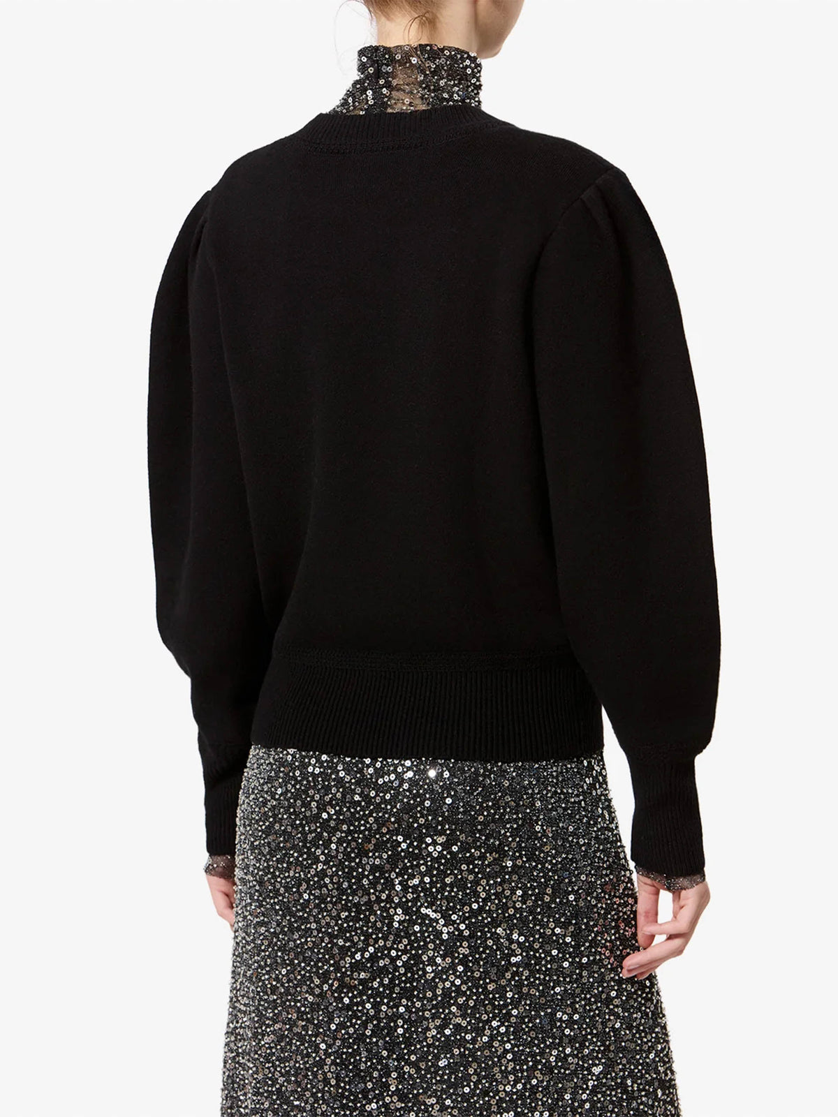 Marant etoile Pullover Kelaya mit Perlenbesatz für Damen Schwarz