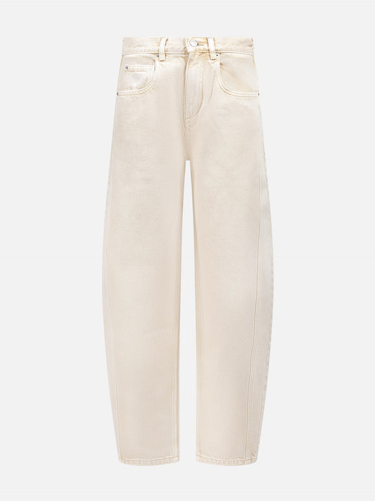 Isabel marant Barrel-Jeans Oriane für Damen Hellbeige