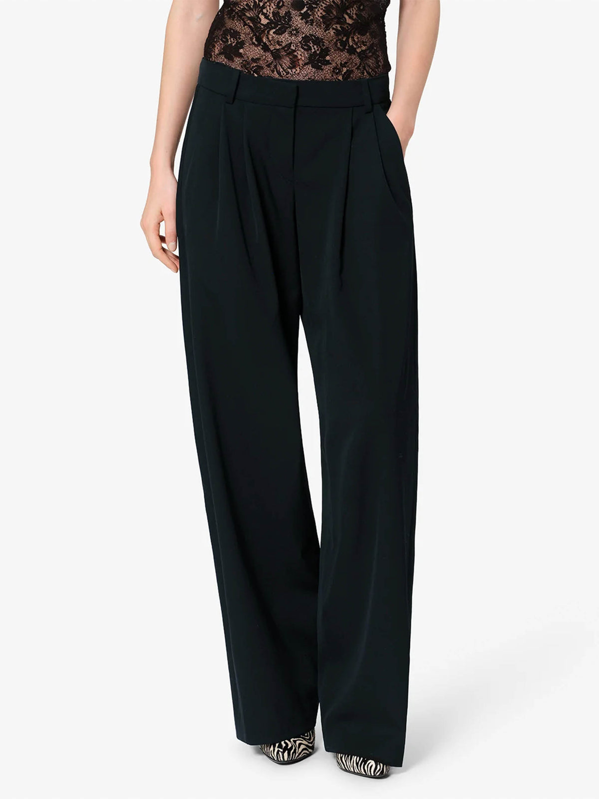 Isabel marant Hose Lyda mit Bundfalten für Damen Schwarz