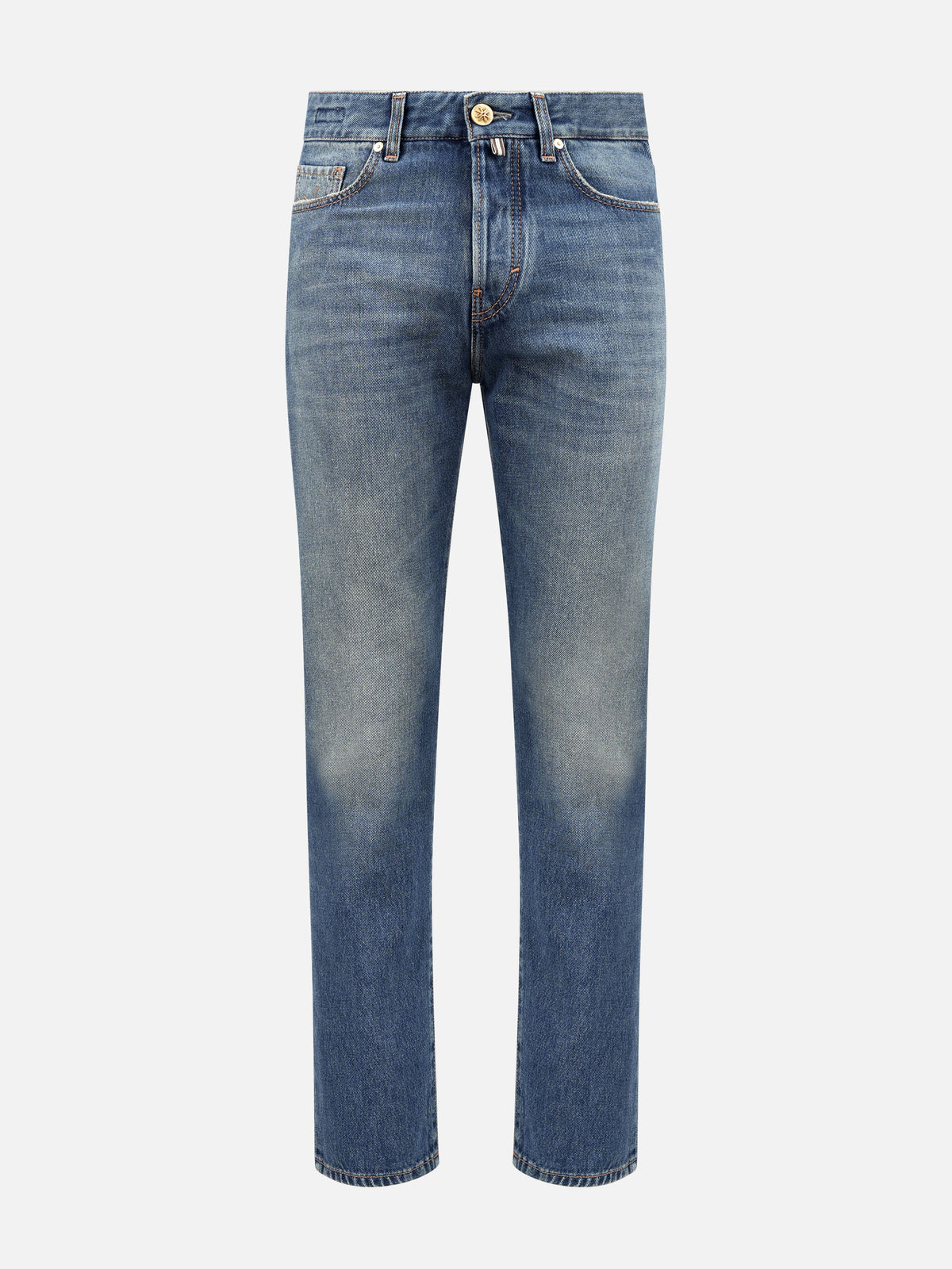Jacob cohen Straight Jeans Edo Vintage für Herren Mittelblau
