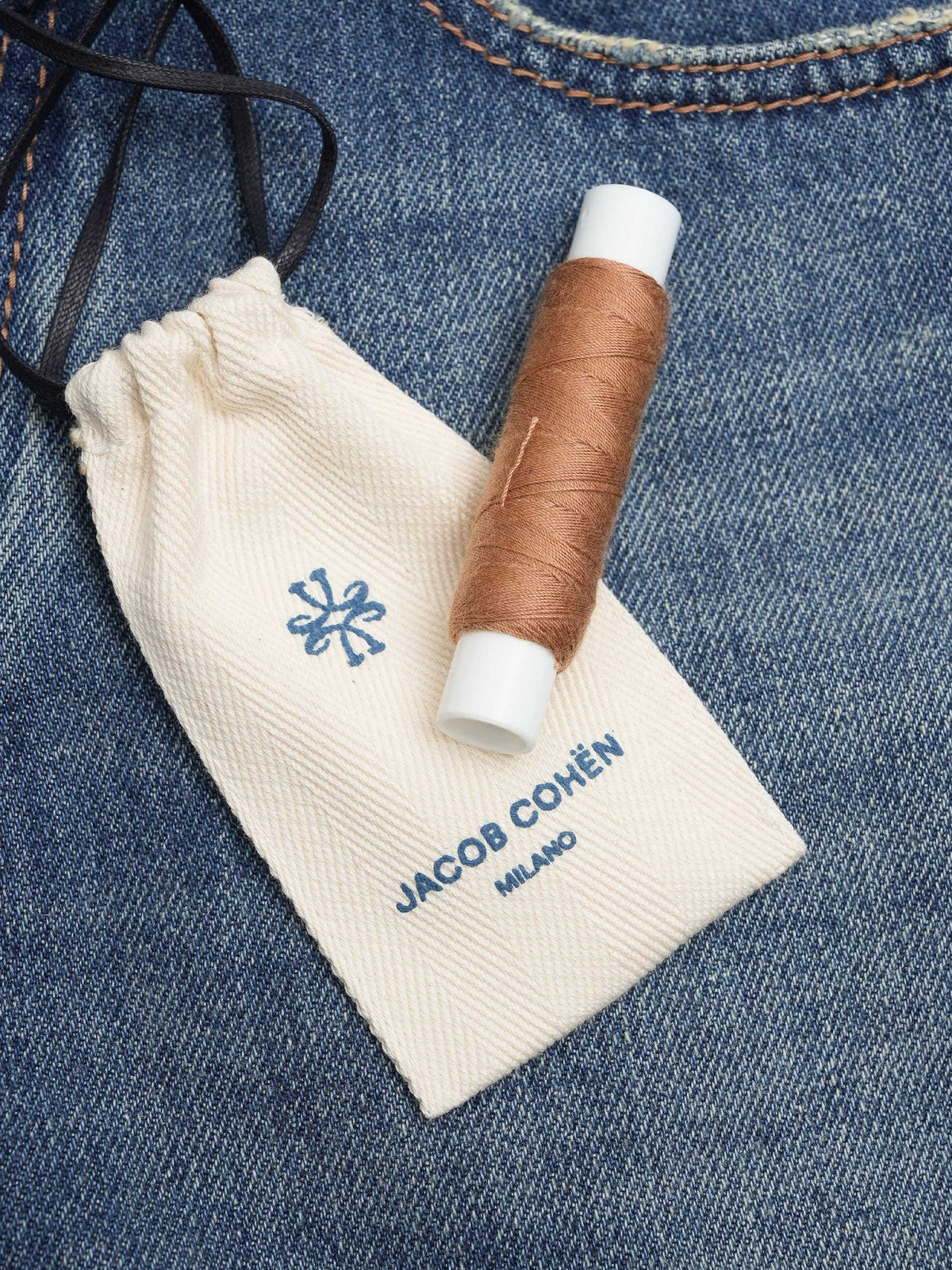 Jacob cohen Straight Jeans Edo Vintage für Herren Mittelblau