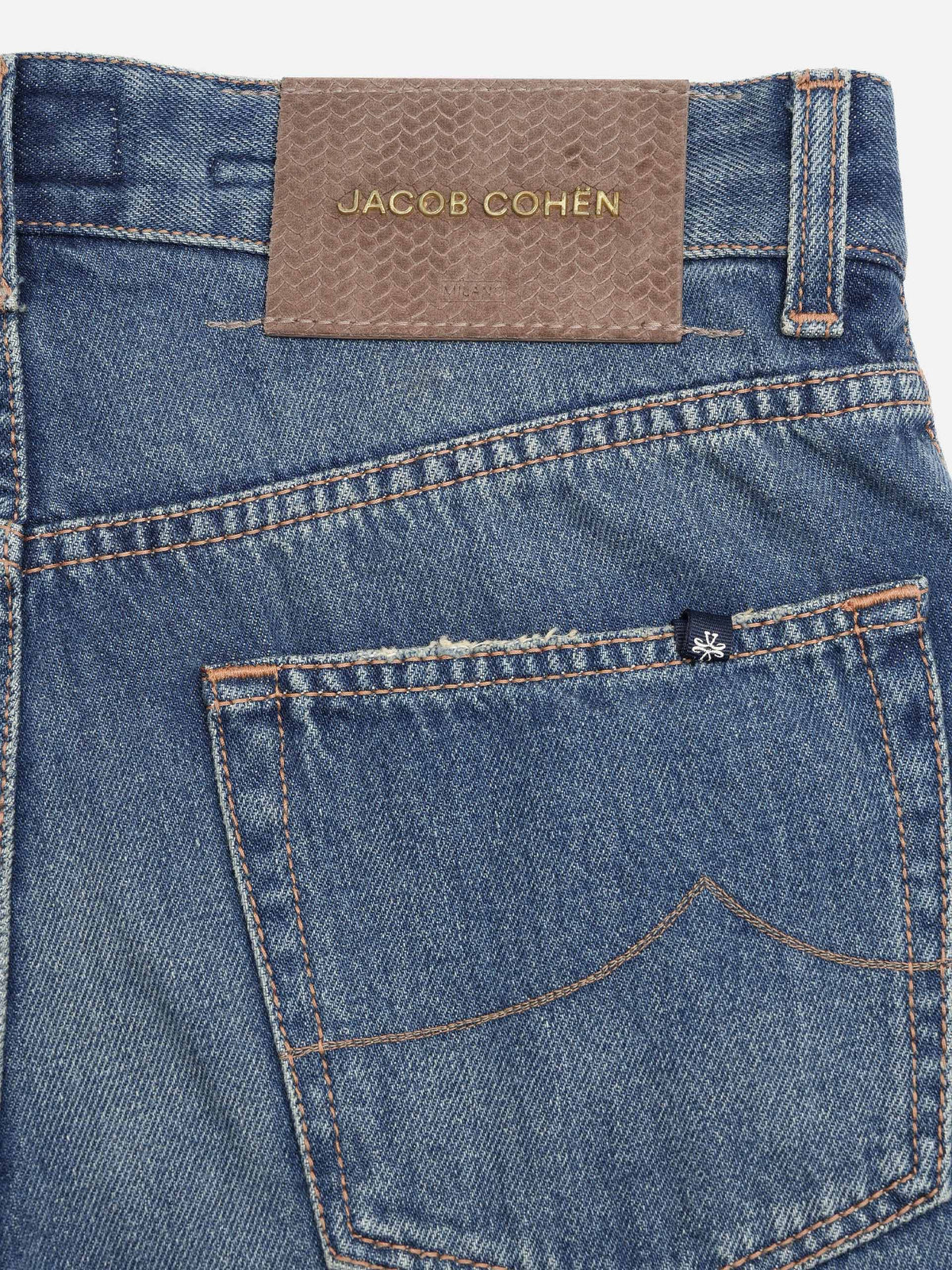 Jacob cohen Straight Jeans Edo Vintage für Herren Mittelblau