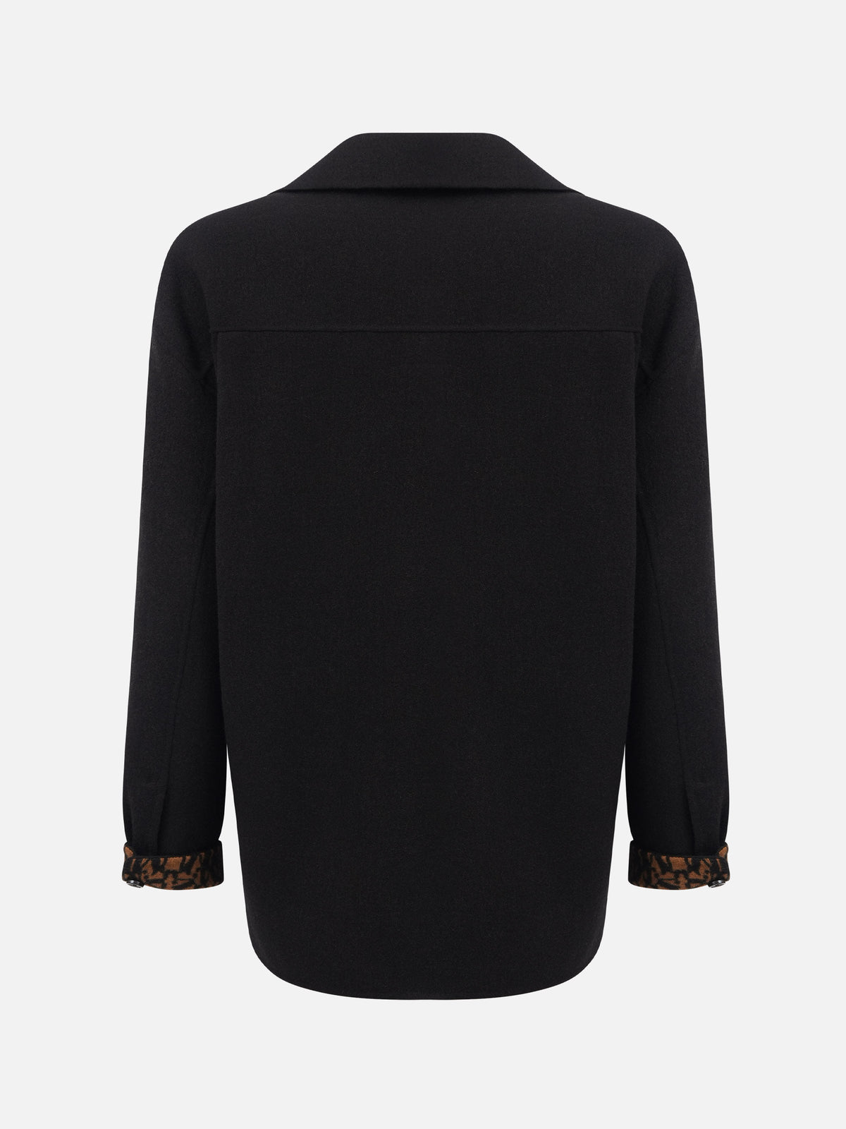 Max mara Wendbare Hemdjacke aus Kaschmir-Mix für Damen Schwarz