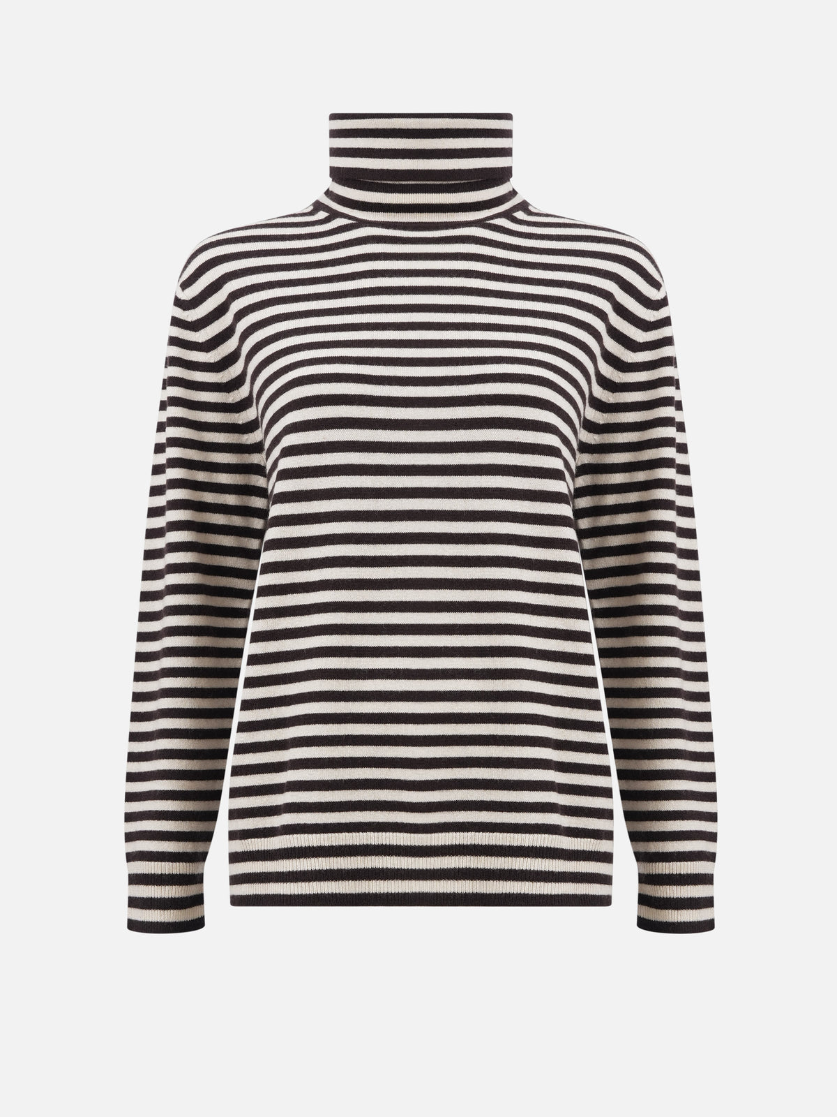 Max Mara – Rollkragenpullover aus Kaschmir-Mix für Damen Beige/Braun - Beige/Brown