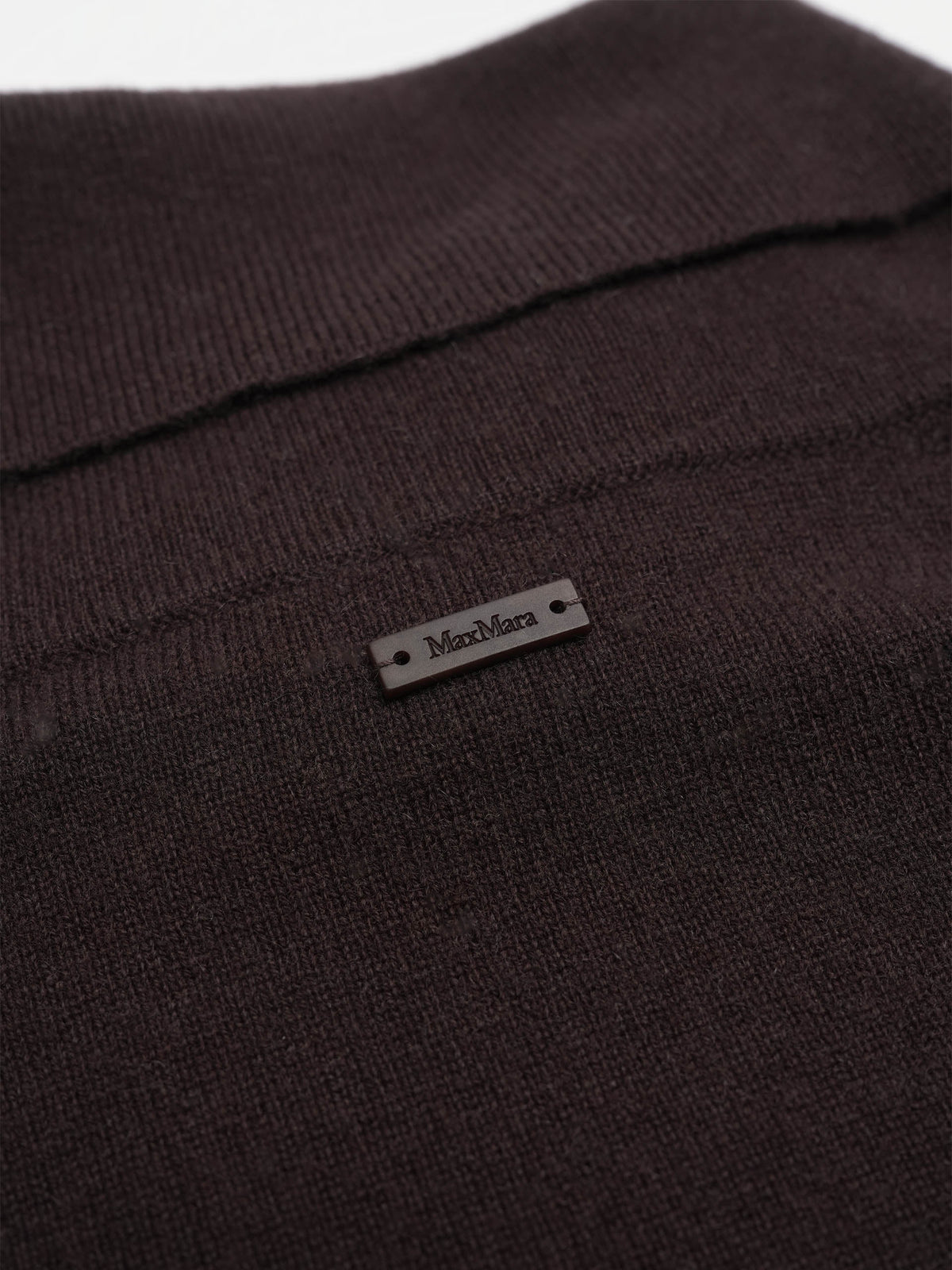 Max Mara – Rollkragenpullover aus Kaschmir-Mix für Damen Dunkelbraun - Dark Brown