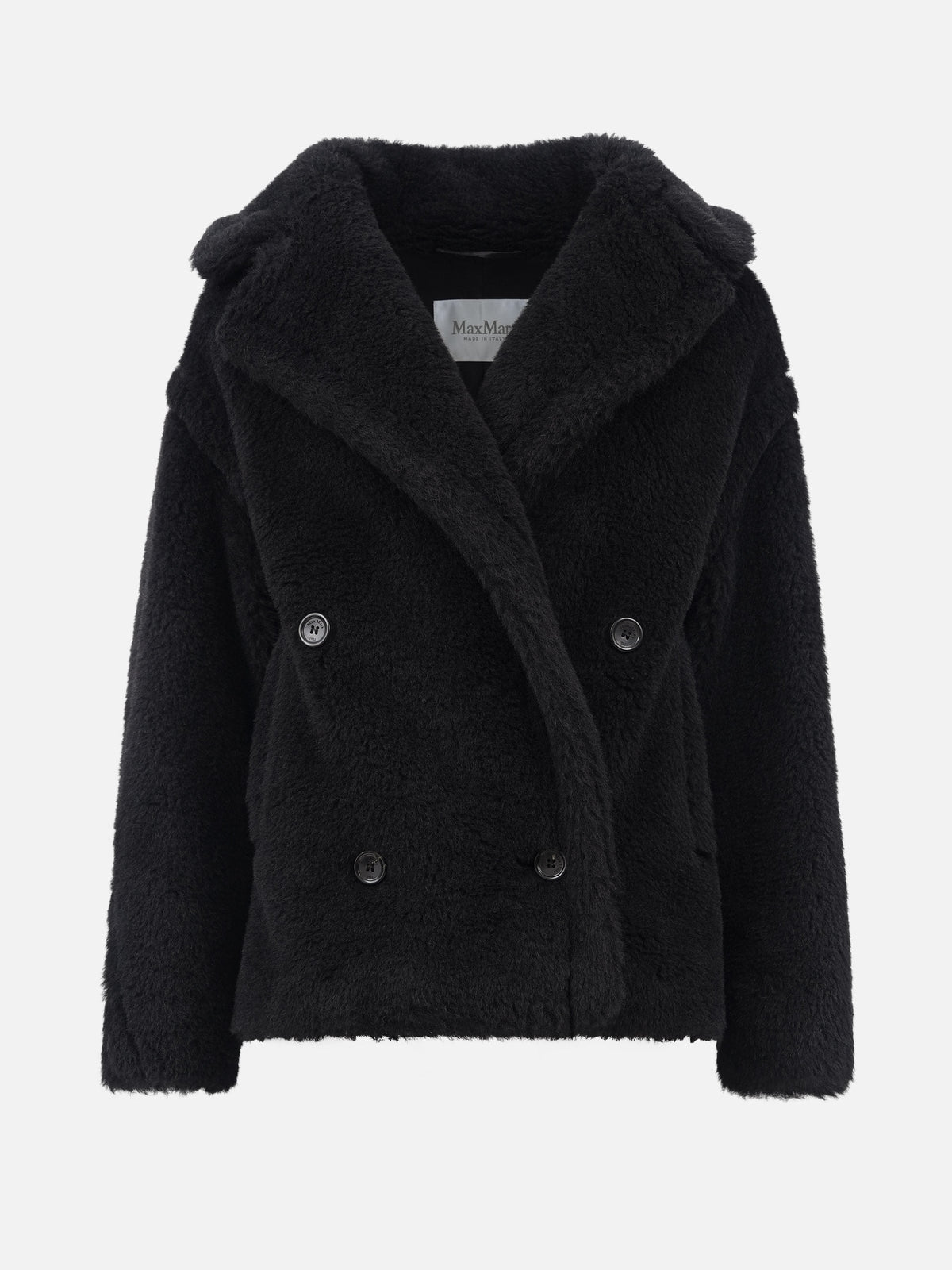 Max Mara – Teddy-Cabanjacke Alcuno für Damen Schwarz - Black