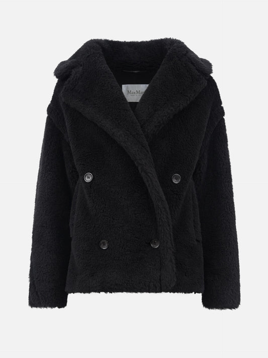 Max Mara – Teddy-Cabanjacke Alcuno für Damen Schwarz - Black