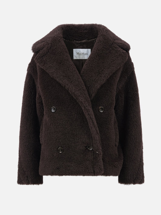 Max Mara – Teddy-Cabanjacke Alcuno für Damen Dunkelbraun - Dark Brown