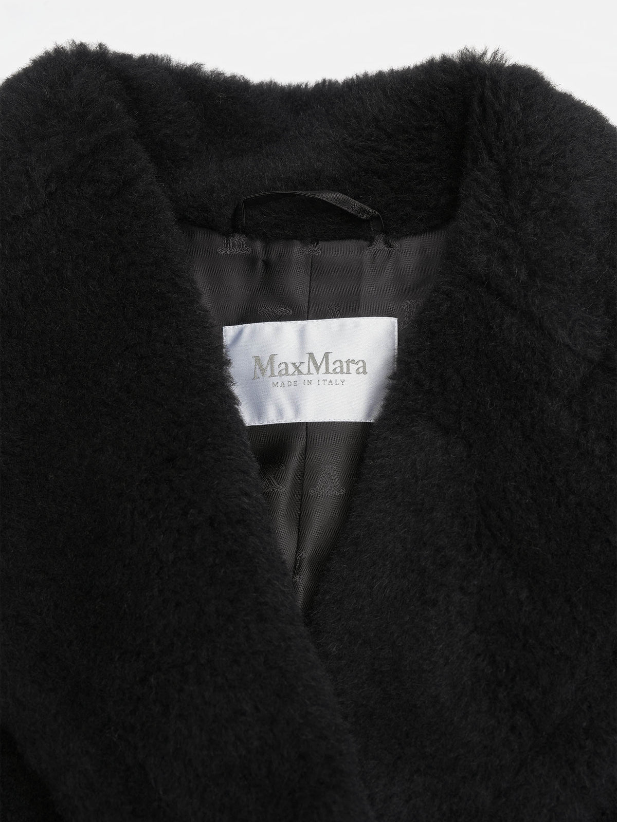 Max Mara – Teddy-Cabanjacke Alcuno für Damen Schwarz - Black