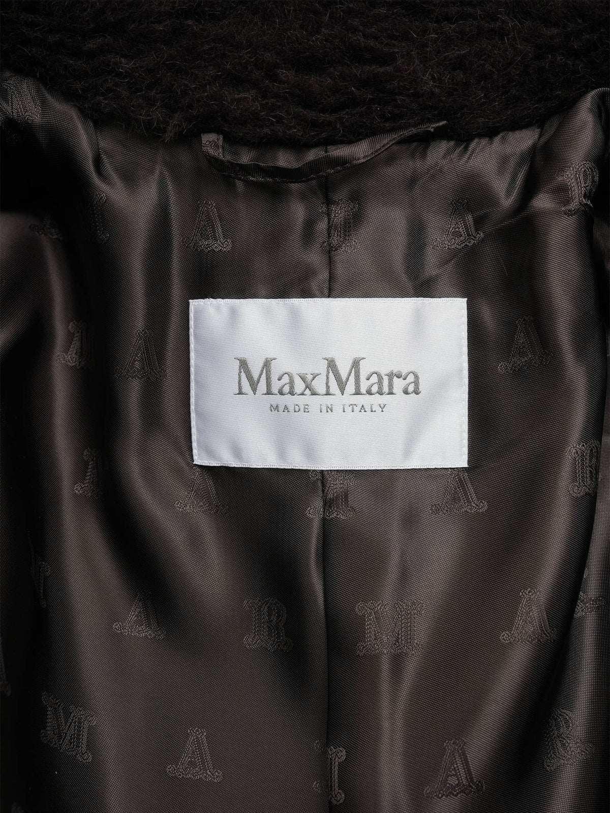 Max Mara – Teddy-Cabanjacke Alcuno für Damen Dunkelbraun - Dark Brown