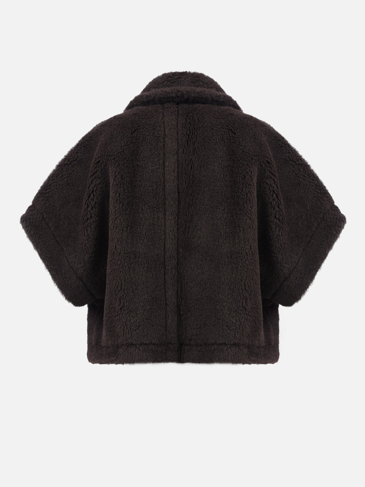 Max mara Teddy-Cape aus Alpaka-Woll-Mix für Damen Dunkelbraun