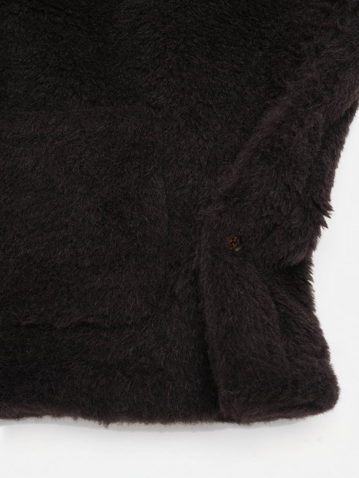 Max mara Teddy-Cape aus Alpaka-Woll-Mix für Damen Dunkelbraun