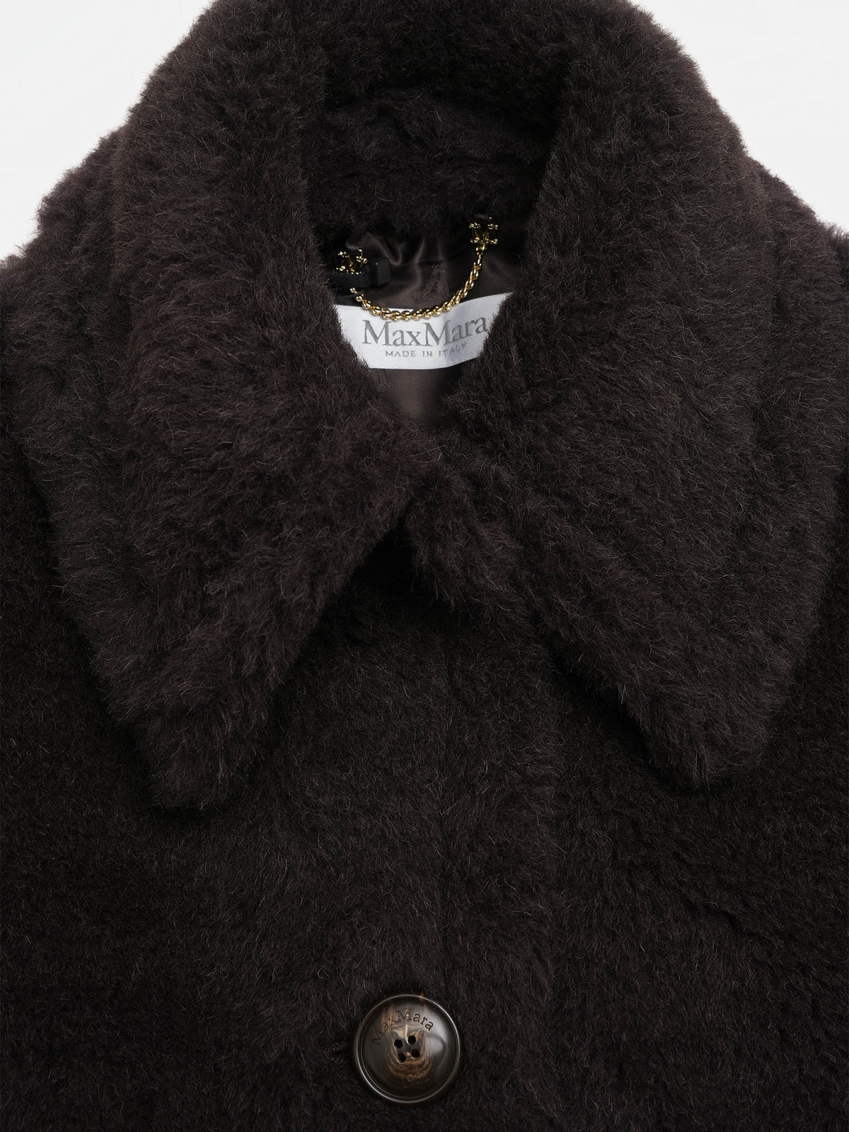 Max mara Teddy-Cape aus Alpaka-Woll-Mix für Damen Dunkelbraun