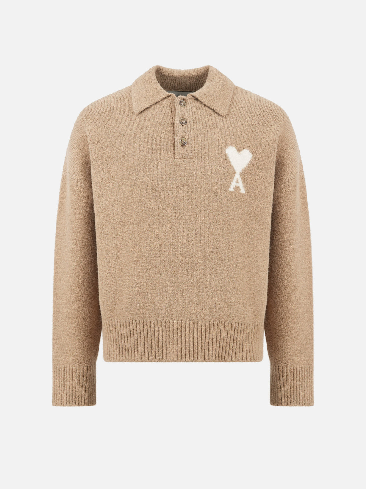 Polopullover Ami De Coeur aus Alpakastrick