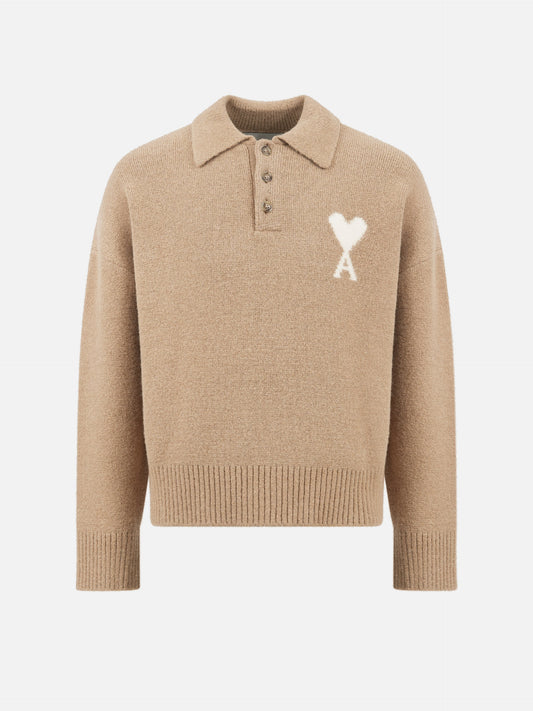 Polopullover Ami De Coeur aus Alpakastrick