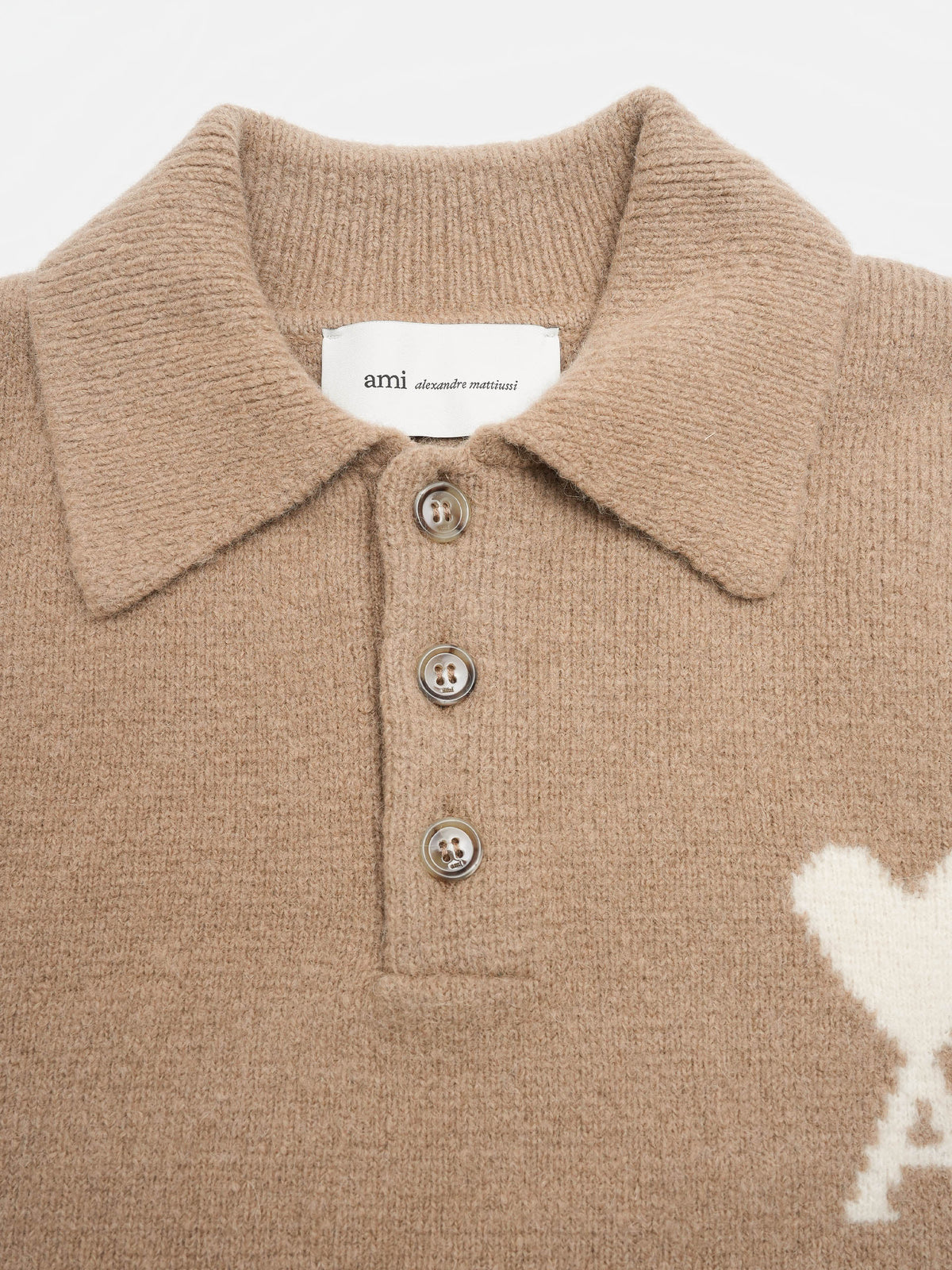 Polopullover Ami De Coeur aus Alpakastrick