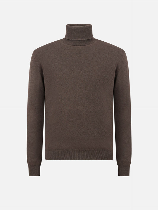 Rollkragenpullover aus Kaschmir und Seide für Herren