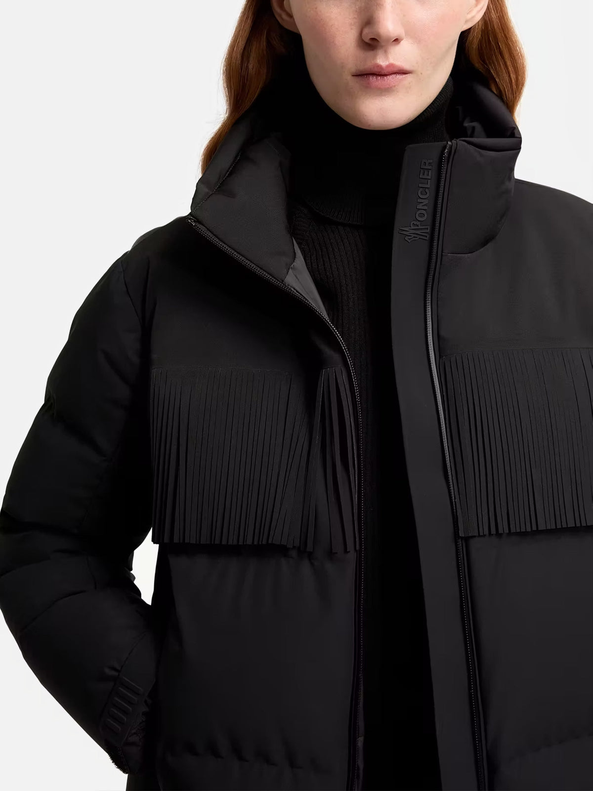 Moncler grenoble Daunen-Skijacke Bessin für Damen Schwarz