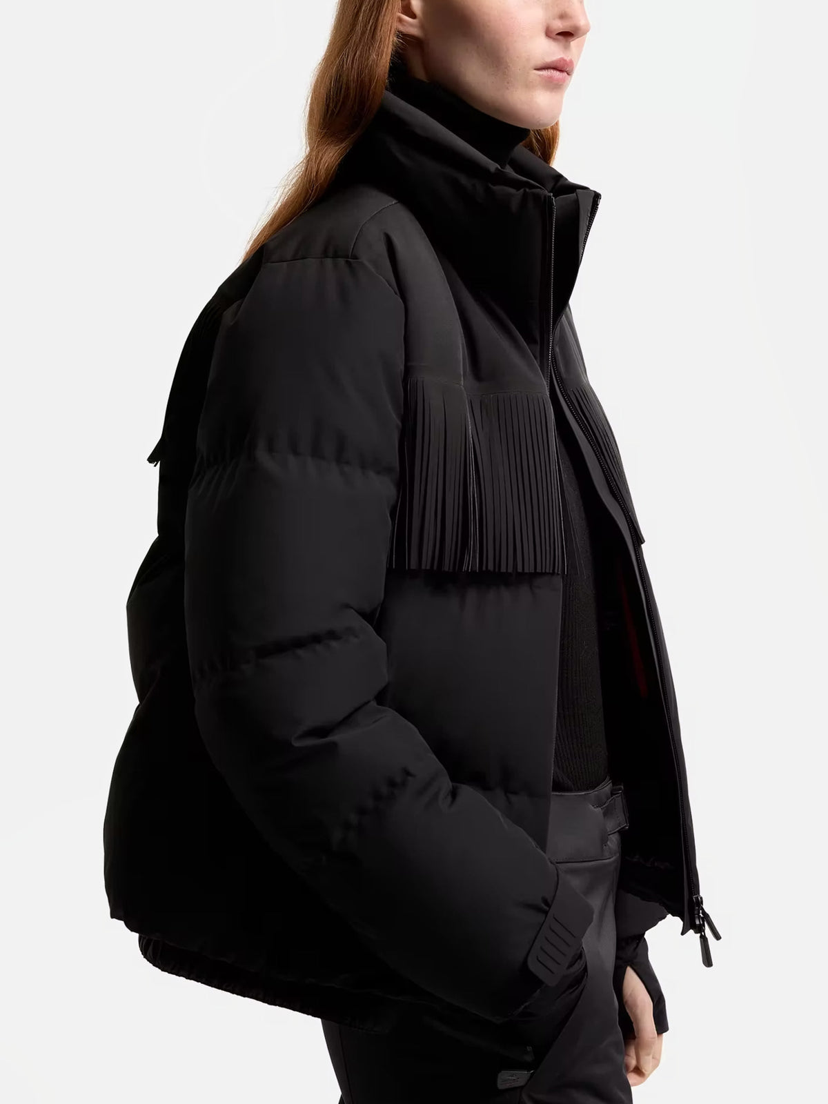Moncler grenoble Daunen-Skijacke Bessin für Damen Schwarz