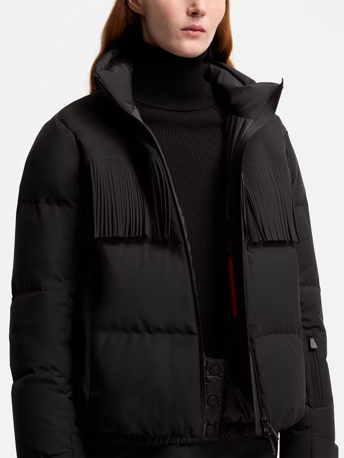Moncler grenoble Daunen-Skijacke Bessin für Damen Schwarz