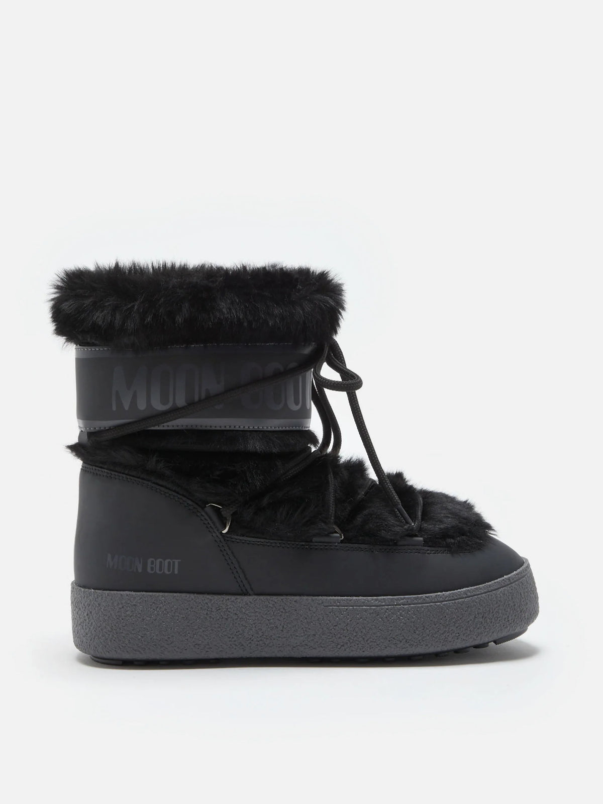 Moon boot Stiefel LTrack Low Faux-Fur für Damen Schwarz