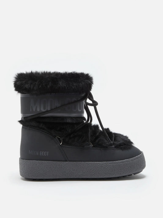 Moon boot Stiefel LTrack Low Faux-Fur für Damen Schwarz