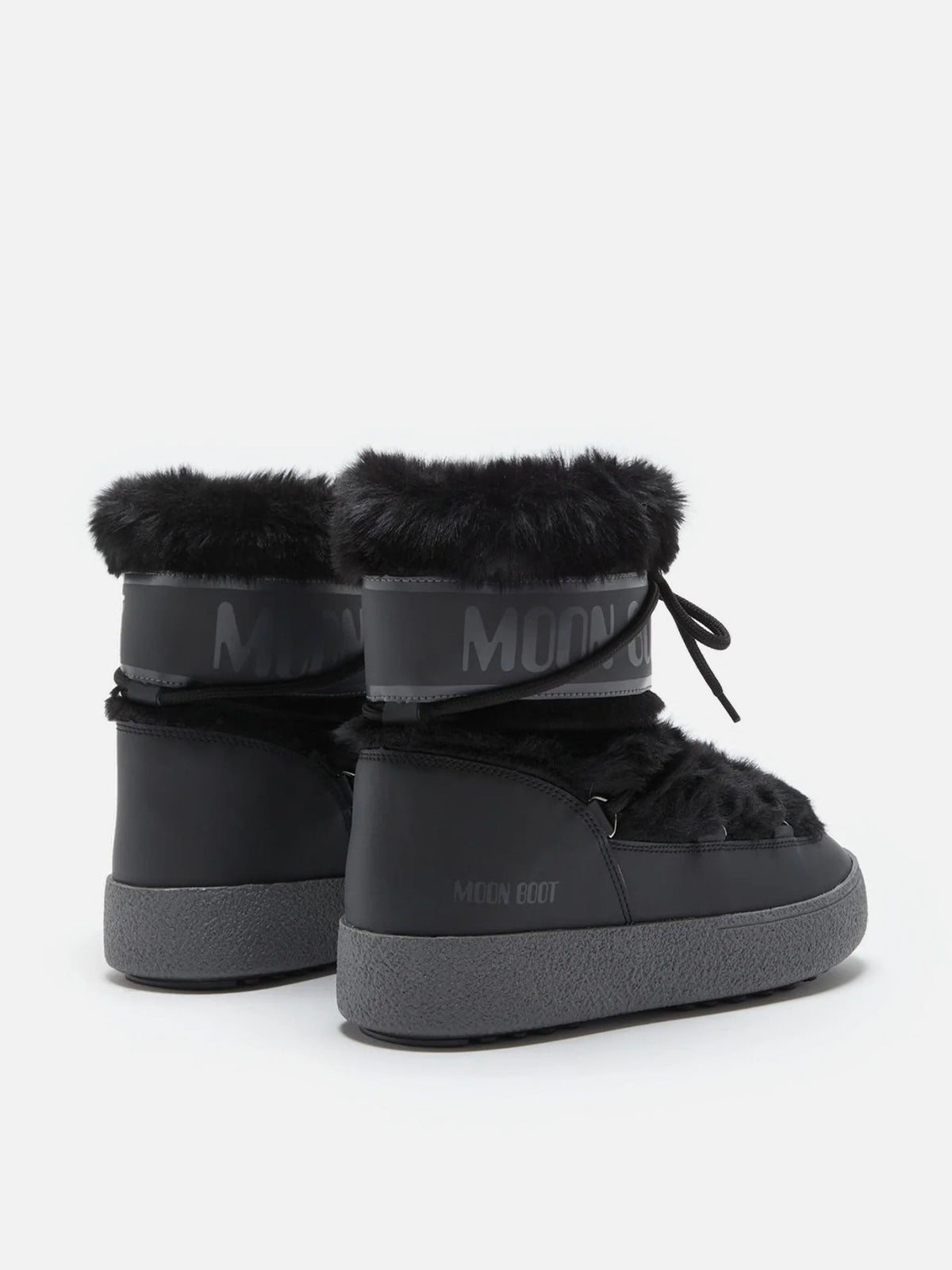 Moon boot Stiefel LTrack Low Faux-Fur für Damen Schwarz