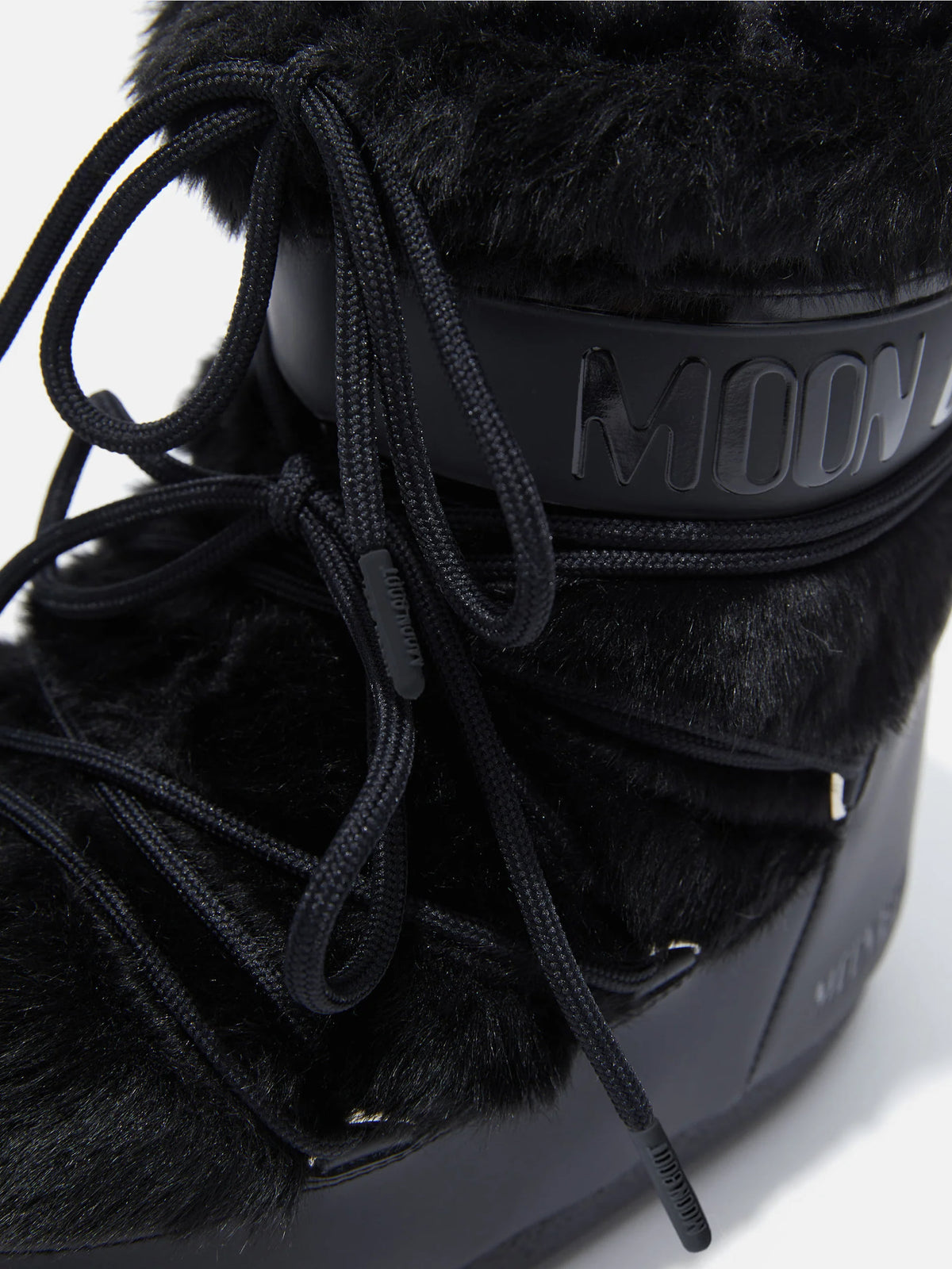 Moon boot Kunstfell-Stiefel Icon Low Faux-Fur für Damen Schwarz