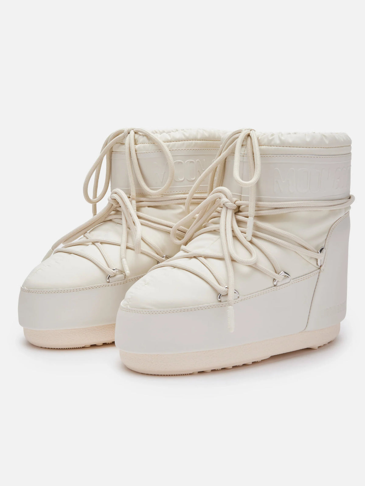 Moon boot Stiefel Icon Low Rubber für Damen Creme