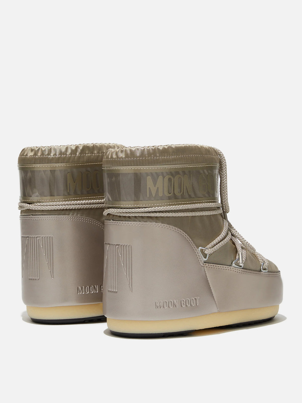 Moon Boot – Stiefel Icon Low Glance Satin für Damen Platin-Gold - Platinum Gold