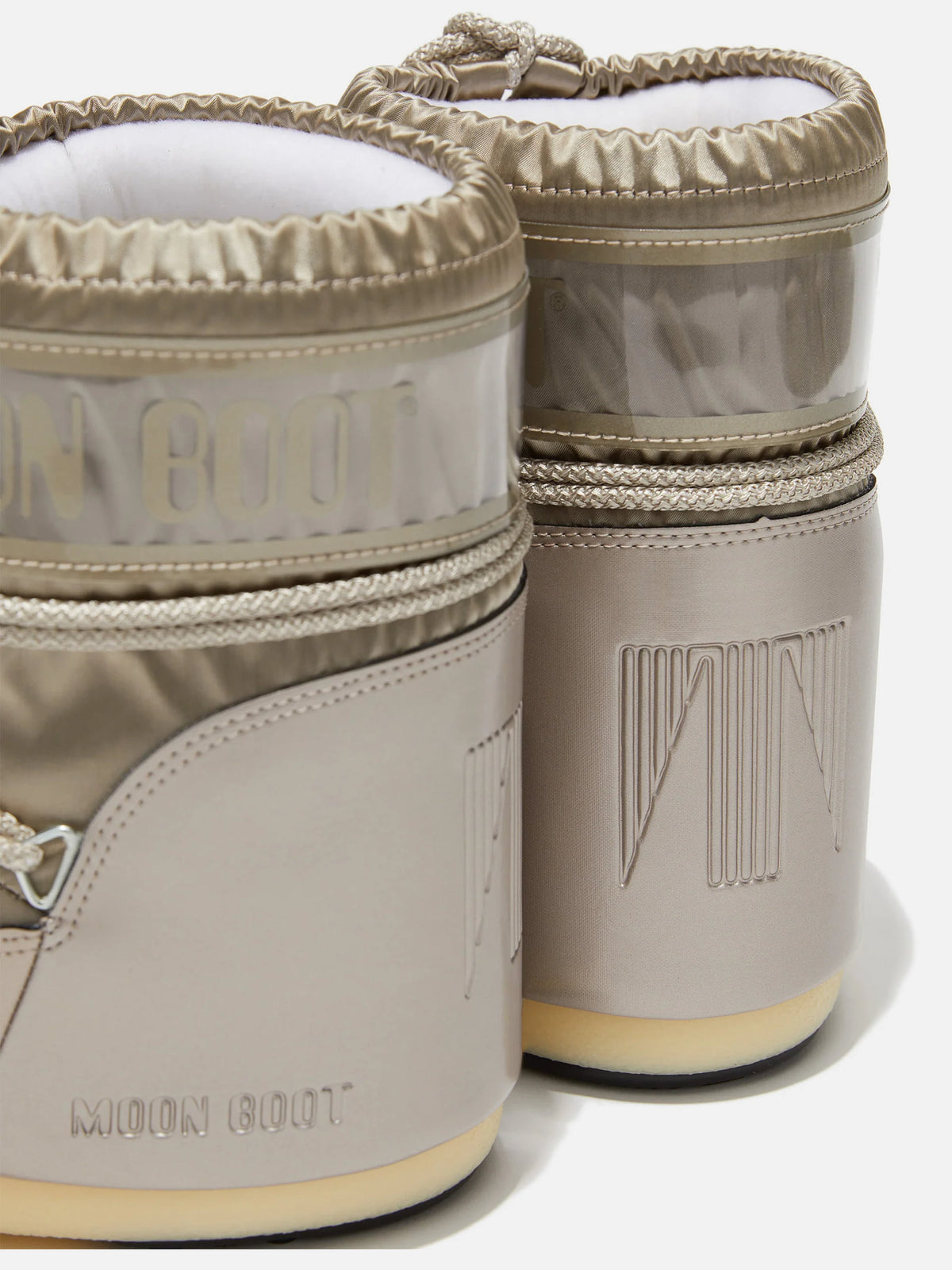 Moon Boot – Stiefel Icon Low Glance Satin für Damen Platin-Gold - Platinum Gold