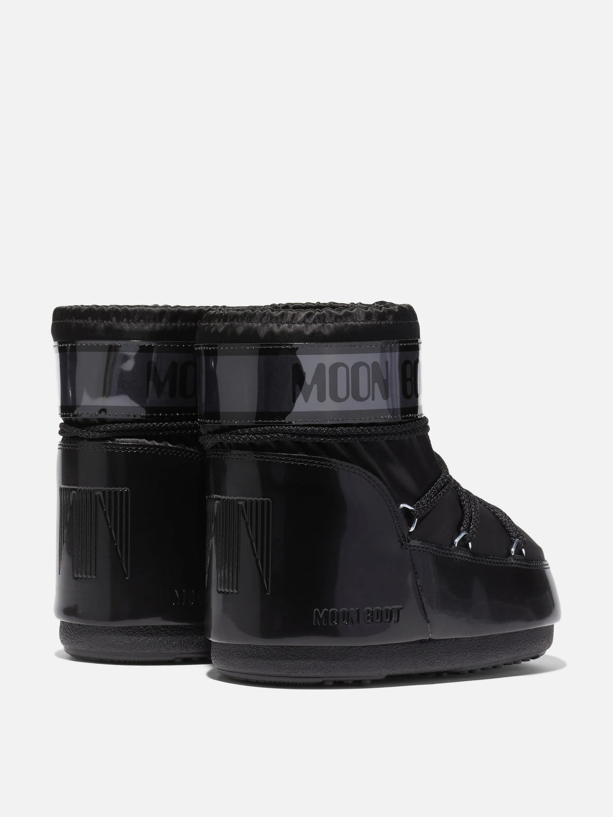 Moon Boot – Stiefel Icon Low Glance Satin für Damen Schwarz - Black