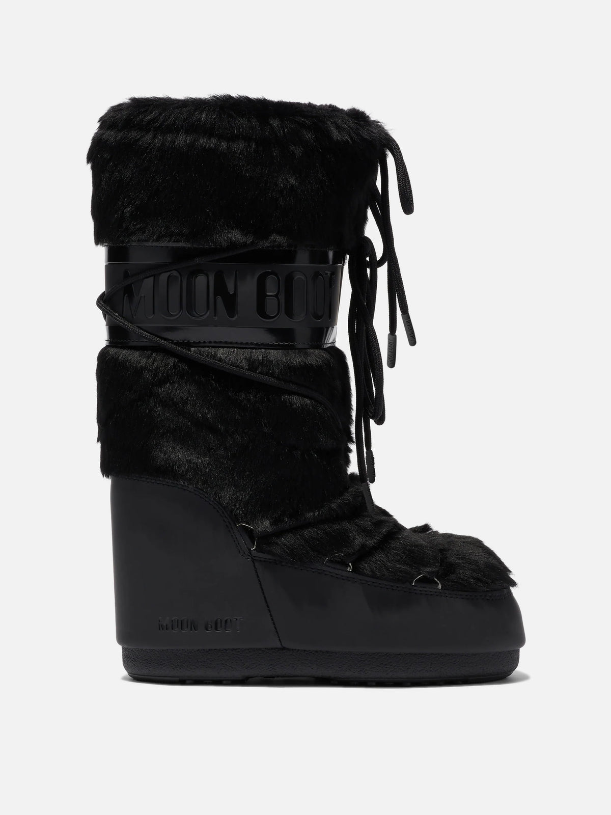 Moon Boot – Stiefel Icon Faux-Fur für Damen Schwarz - Black