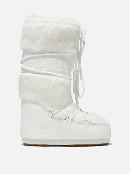 Moon Boot – Stiefel Icon Faux-Fur für Damen Weiß - White