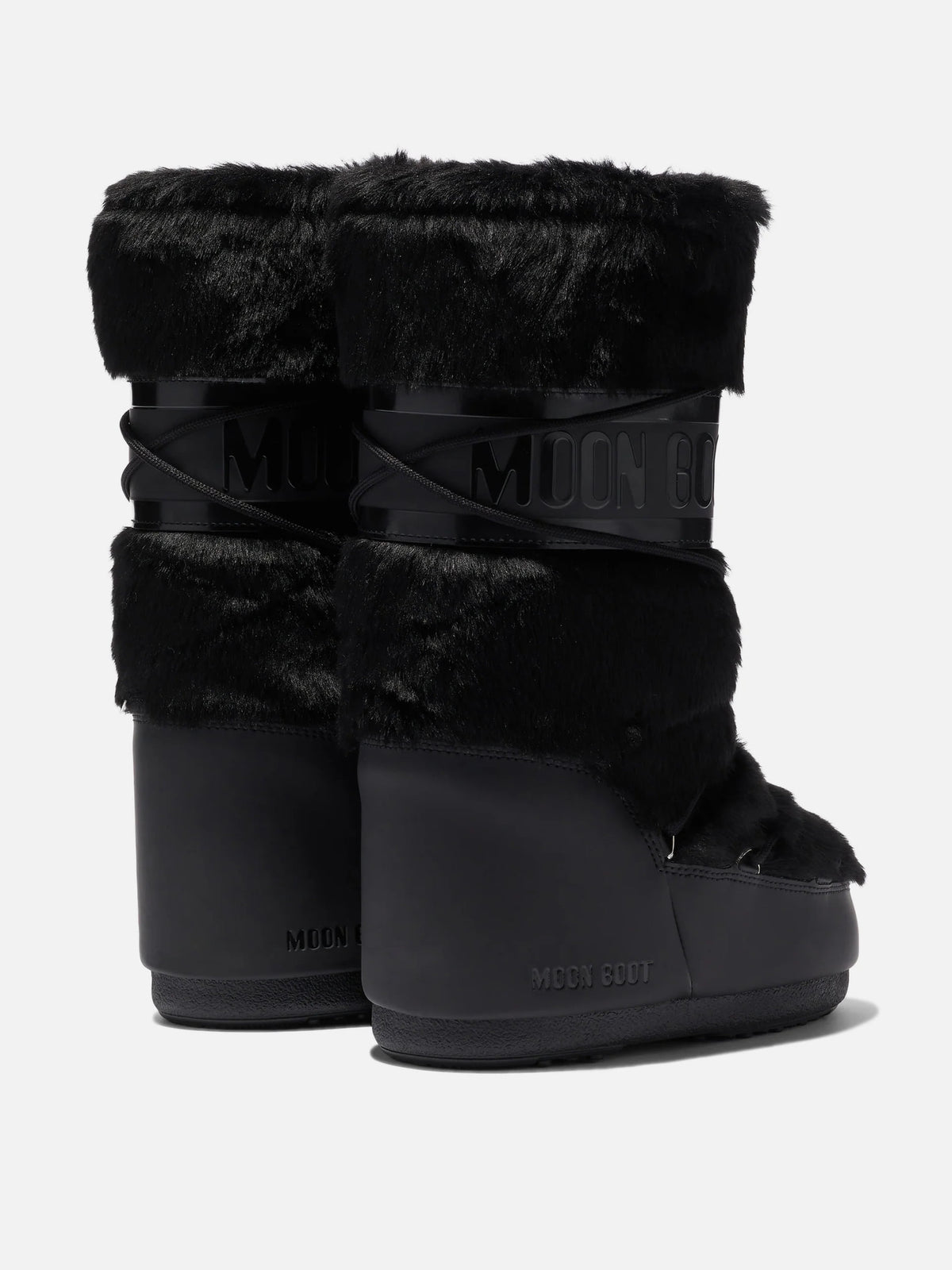 Moon Boot – Stiefel Icon Faux-Fur für Damen Schwarz - Black