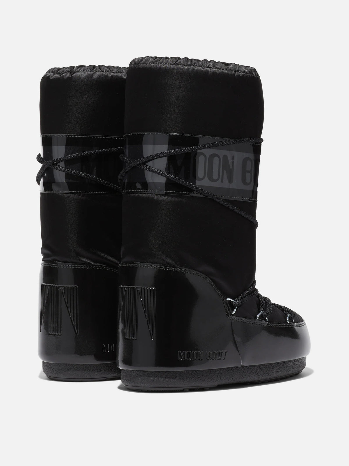 Moon Boot – Stiefel Icon Glance Satin für Damen Schwarz - Black
