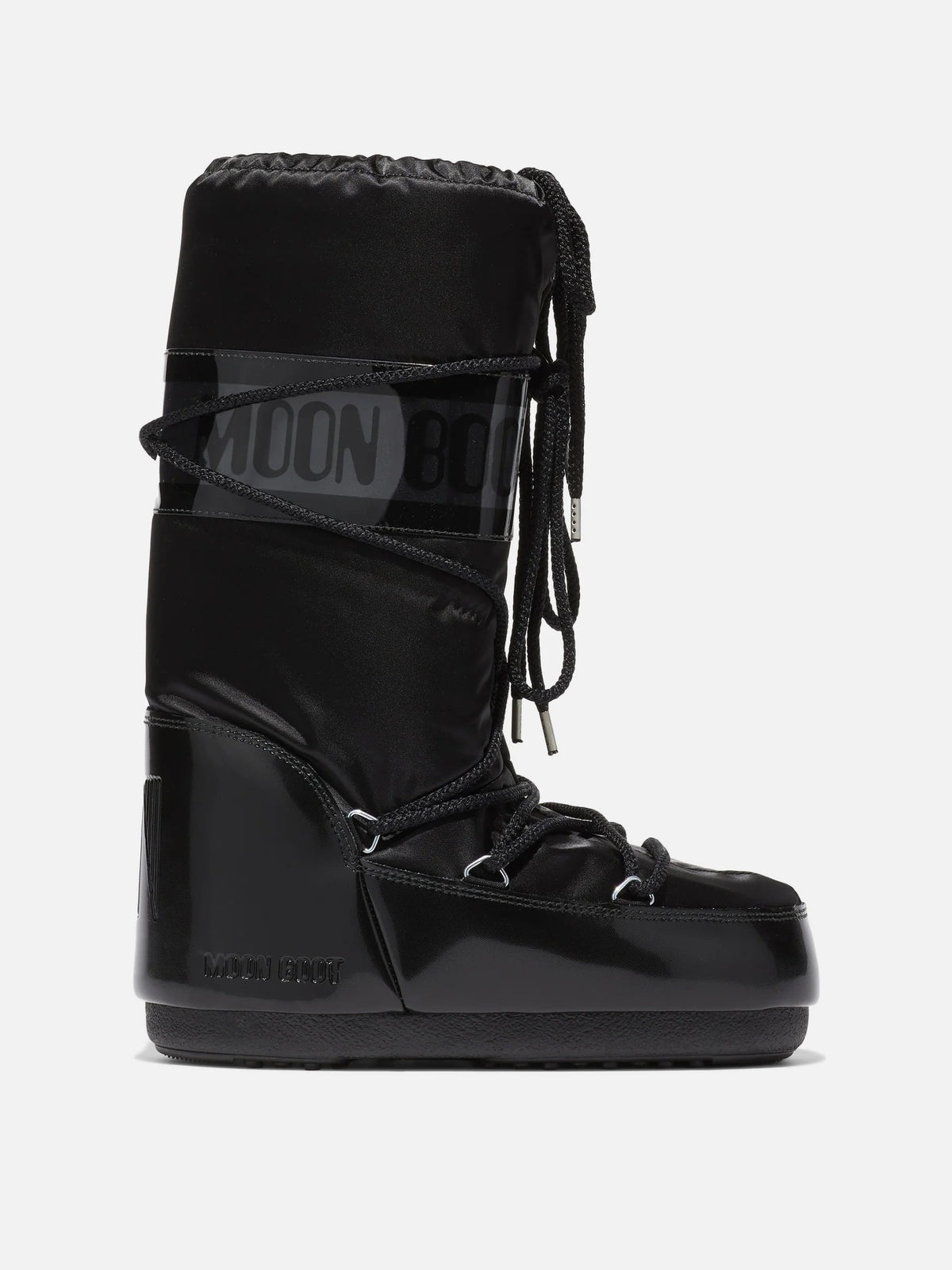 Moon Boot – Stiefel Icon Glance Satin für Damen Schwarz - Black