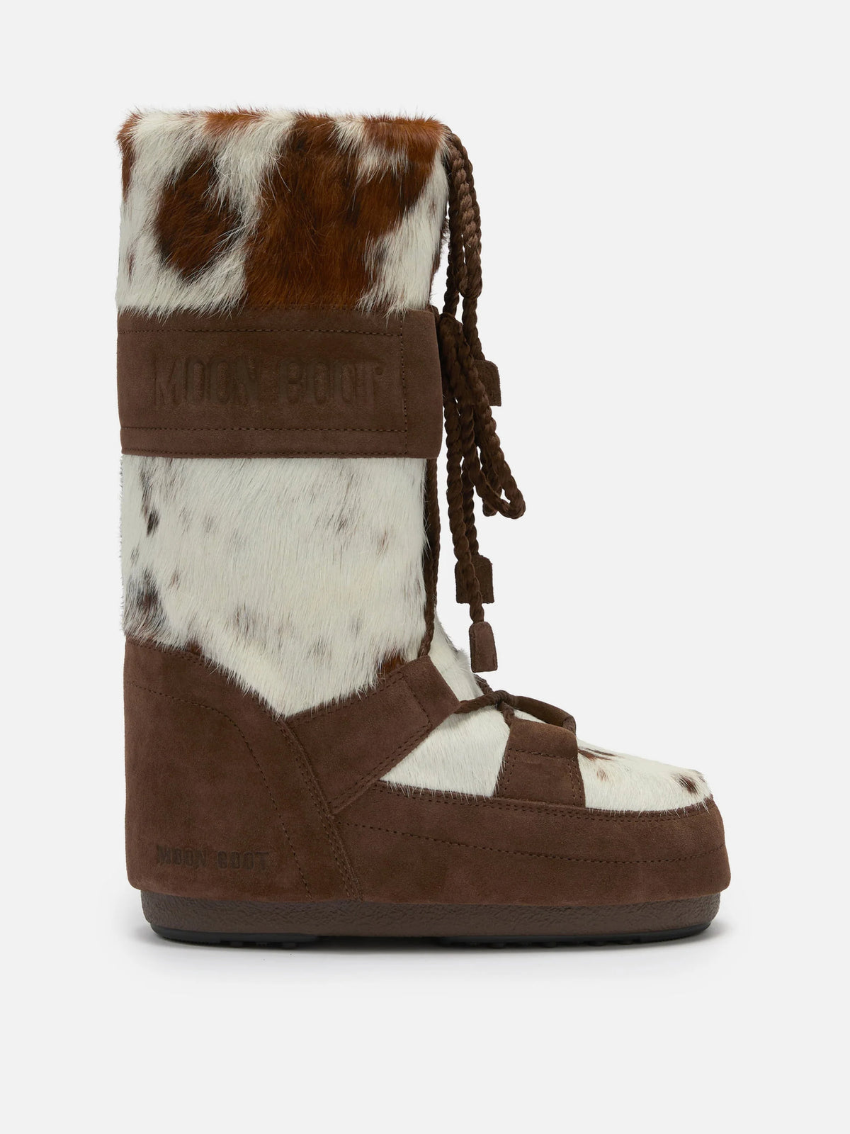 Moon boot Stiefel Icon Archive 1985 Cow für Damen Weiß/Braun