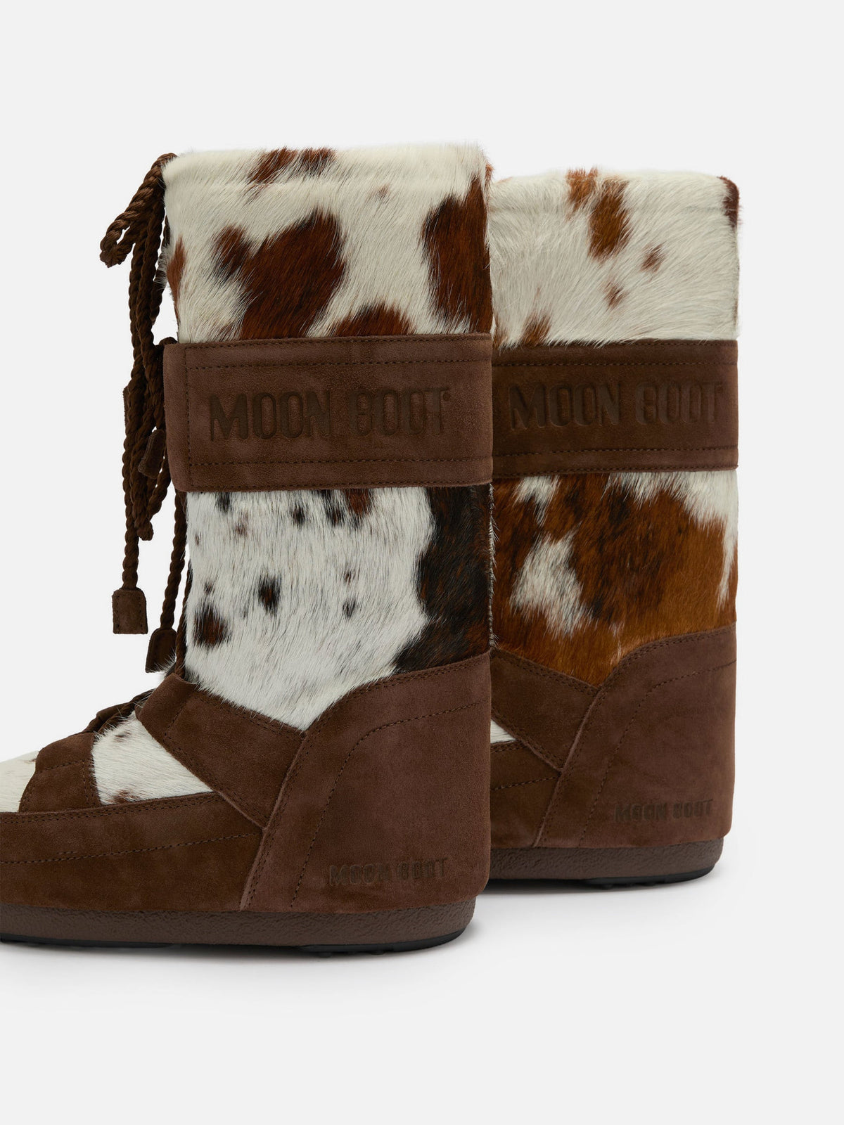 Moon boot Stiefel Icon Archive 1985 Cow für Damen Weiß/Braun