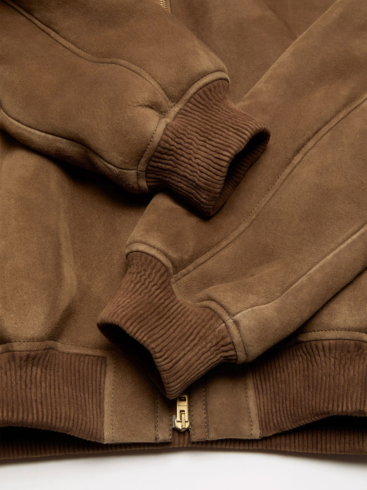 Acne studios Shearling-Bomberjacke für Damen Braun