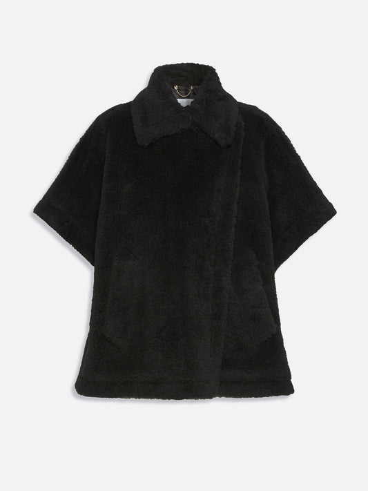Max mara Teddy-Cape Tebe für Damen Schwarz