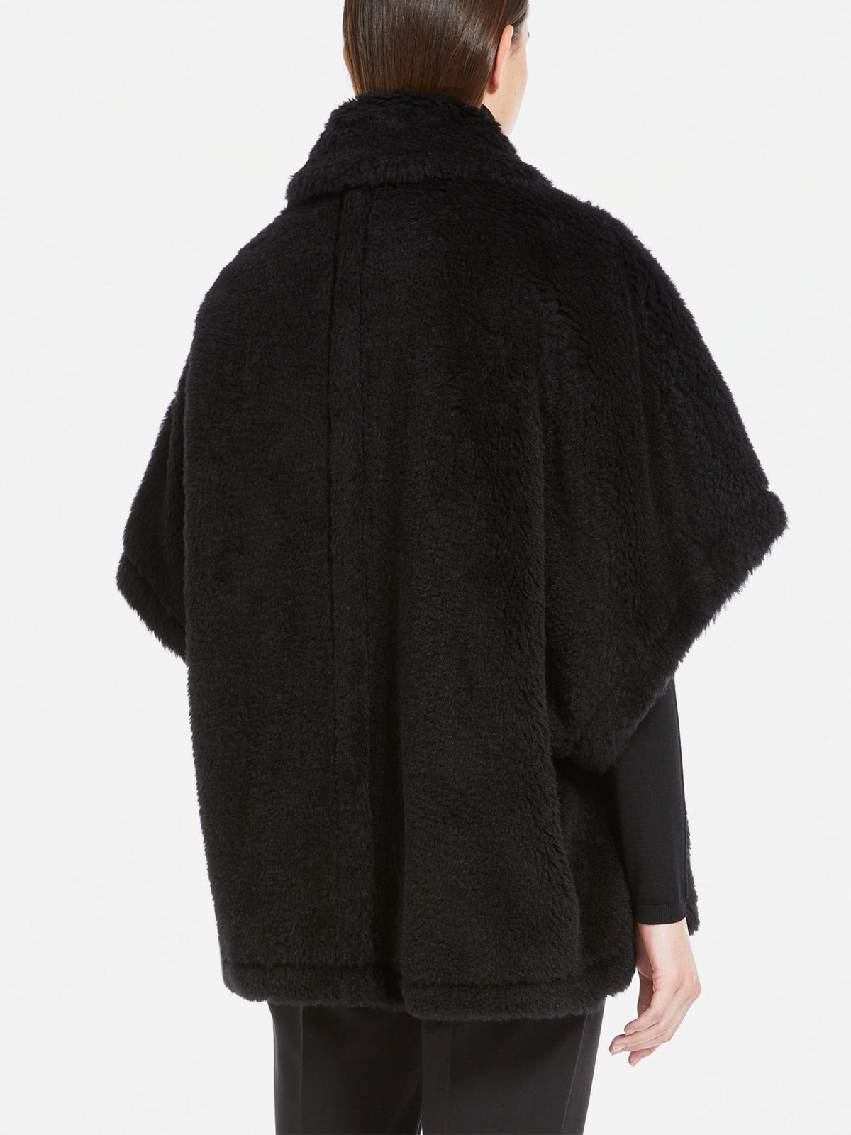 Max mara Teddy-Cape Tebe für Damen Schwarz