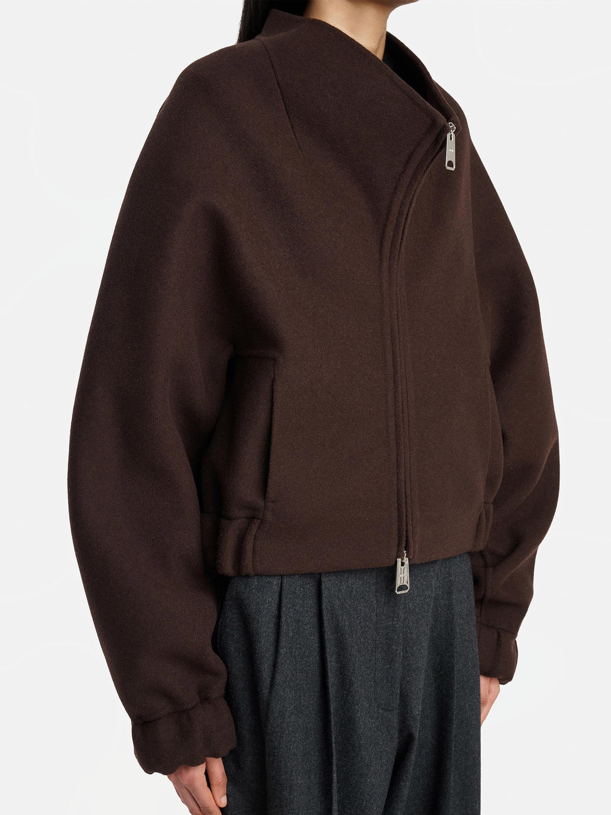 Khaite Jacke Ixin aus Woll-Doubleface für Damen Dunkelbraun