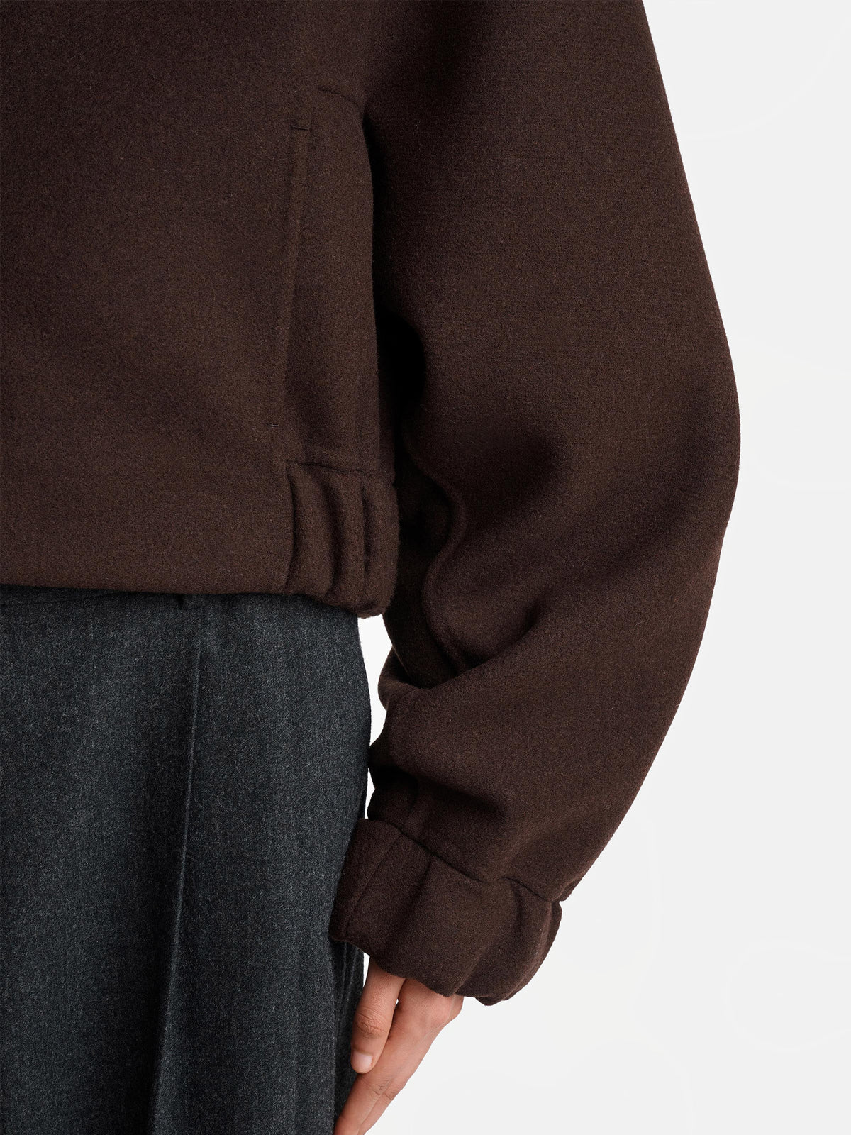 Khaite Jacke Ixin aus Woll-Doubleface für Damen Dunkelbraun