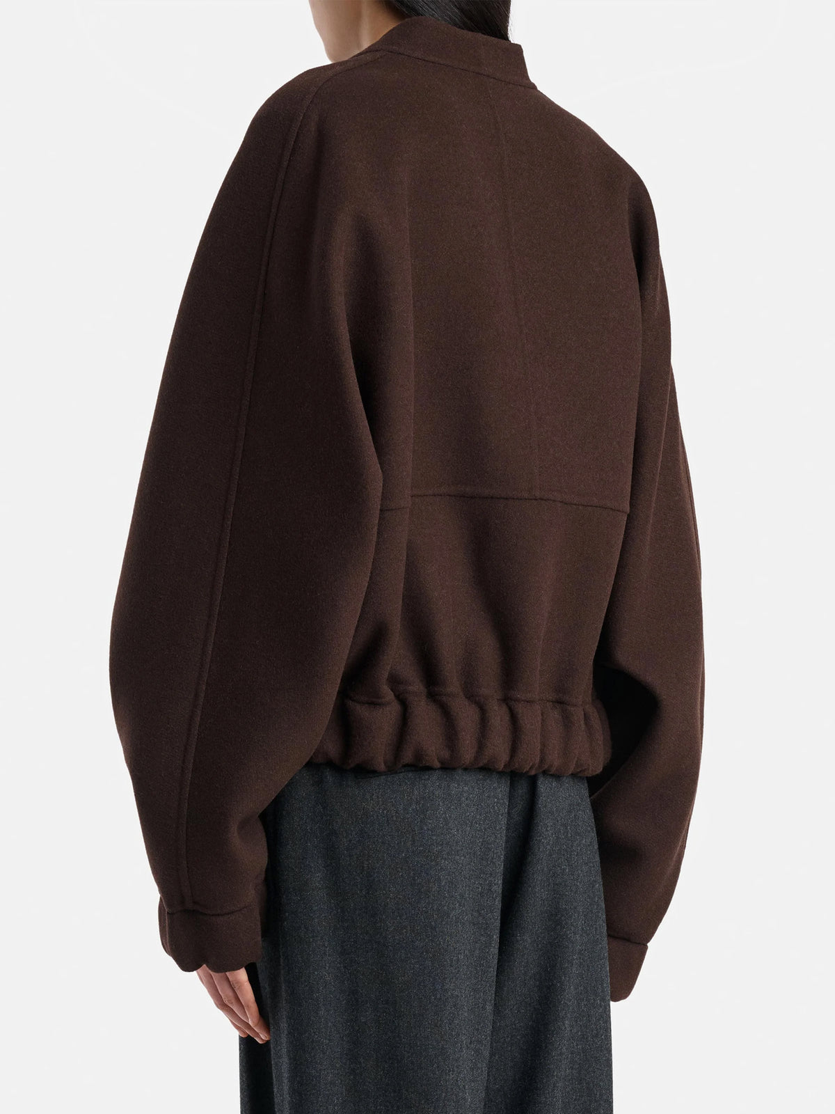 Khaite Jacke Ixin aus Woll-Doubleface für Damen Dunkelbraun