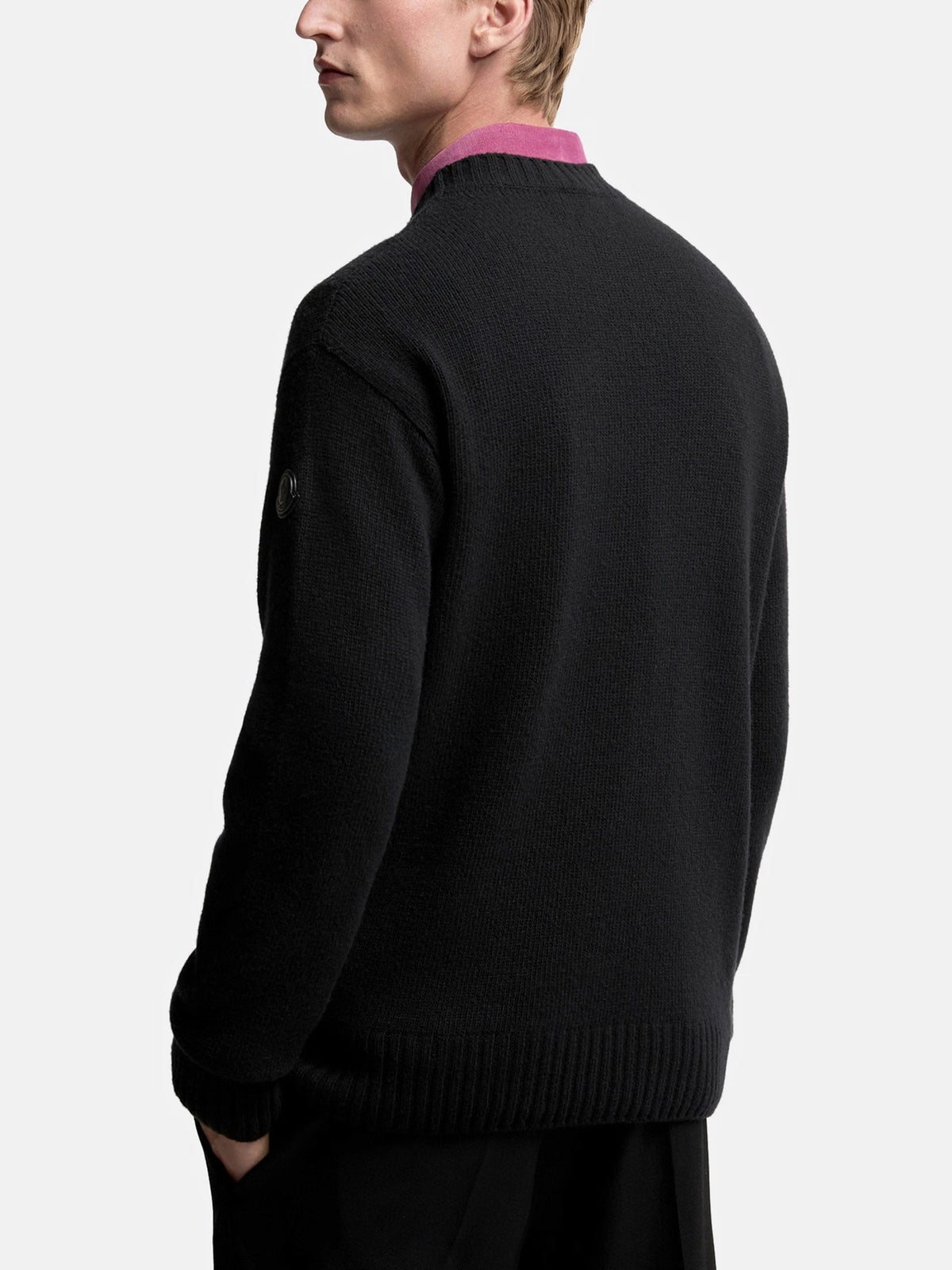 Moncler Pullover aus Wolle und Kaschmir für Herren Schwarz